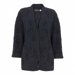 Mint Velvet Ink Embellished Kimono