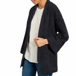 Mint Velvet Ink Embellished Kimono -JacketsSale Sales 16376911 3