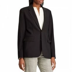 Polo Ralph Lauren Black Wool Blend Blazer