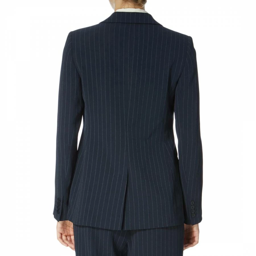 Karen Millen Navy Pinstripe Cutt About Jacket 5 Karen Millen Navy Pinstripe Cutt About Jacket - Image 3
