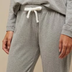 N°· Eleven Grey Marl Cotton Jersey Lounge Set -JacketsSale Sales 16967427 3