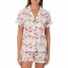 Cottonreal Pink/White Deluxe Fine Voile Flamingo Shortie PJ Set 2 Cottonreal Pink/White Deluxe Fine Voile Flamingo Shortie PJ Set -JacketsSale Sales 17060461 1
