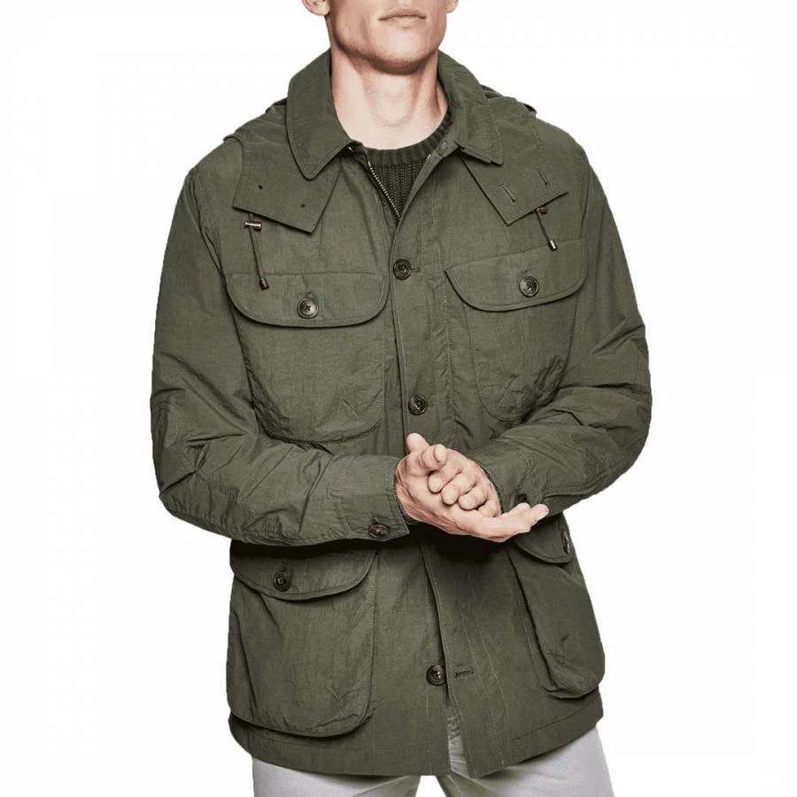 Hackett London Khaki Golborne Parka 3 Hackett London Khaki Golborne Parka