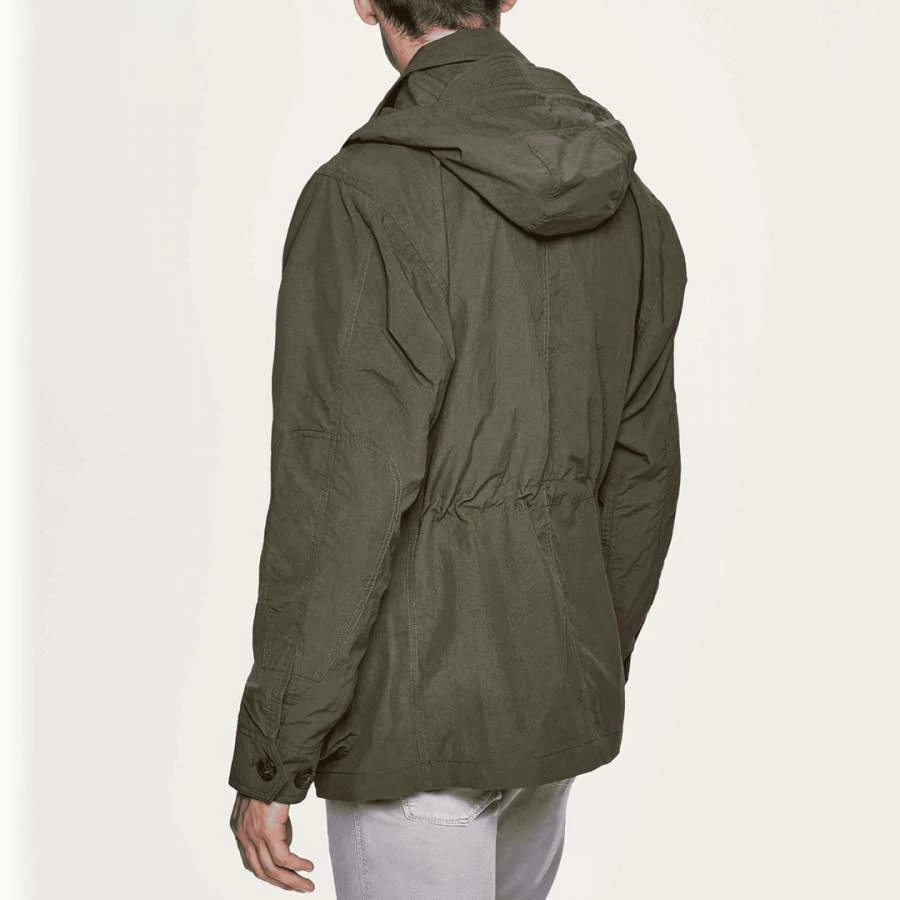 Hackett London Khaki Golborne Parka 4 Hackett London Khaki Golborne Parka - Image 2