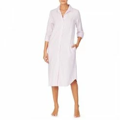 Lauren Ralph Lauren Pink Brushed Herringbone Ballet Sleepshirt