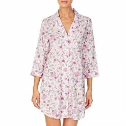 Lauren Ralph Lauren Pink Classic Cotton Blend Sleepshirt