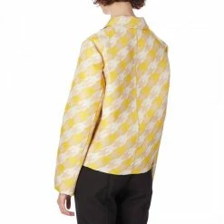 Marni Yellow Houndtooth Jacket -JacketsSale Sales 17317339 2