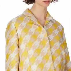 Marni Yellow Houndtooth Jacket -JacketsSale Sales 17317339 4