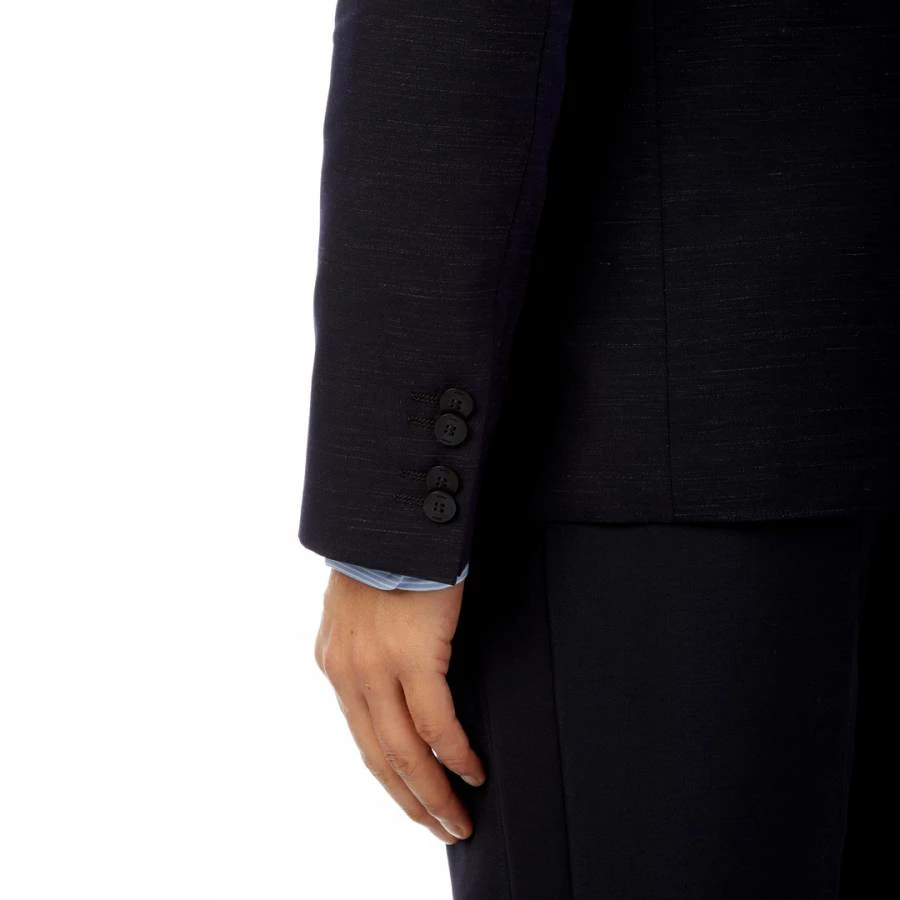 Hugo Navy Hareltu Wool Blend Jacket 6 Hugo Navy Hareltu Wool Blend Jacket - Image 4