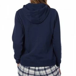 Crew Clothing Navy Hooded Lounge Top -JacketsSale Sales 17387576 2