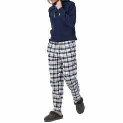 Crew Clothing Navy Hooded Lounge Top -JacketsSale Sales 17387576 4