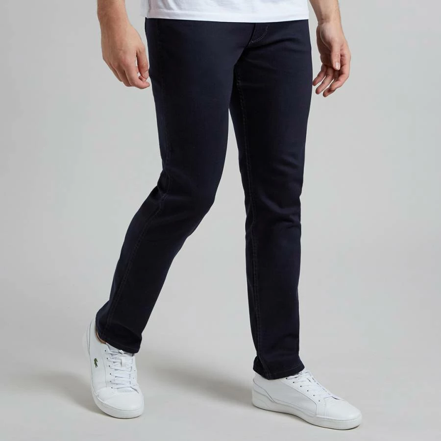 Wrangler Dark Blue Greensboro Regular Stretch Jeans 3 Wrangler Dark Blue Greensboro Regular Stretch Jeans