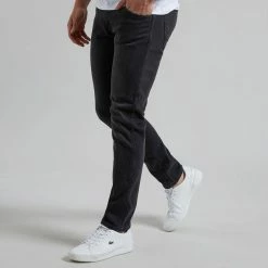 Wrangler Charcoal Grey Bryson Skinny Stretch Jeans