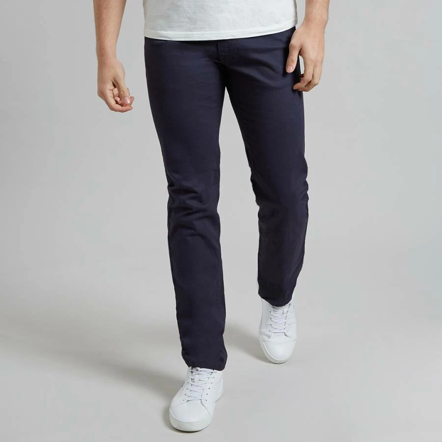 Lee Jeans Dark Navy Straight Stretch Trouser 3 Lee Jeans Dark Navy Straight Stretch Trouser