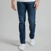 Lee Jeans Mid Blue Straight Stretch Jean -JacketsSale Sales 17412871 5