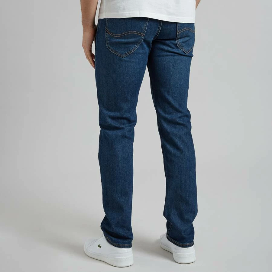 Lee Jeans Mid Blue Straight Stretch Jean 4 Lee Jeans Mid Blue Straight Stretch Jean - Image 2