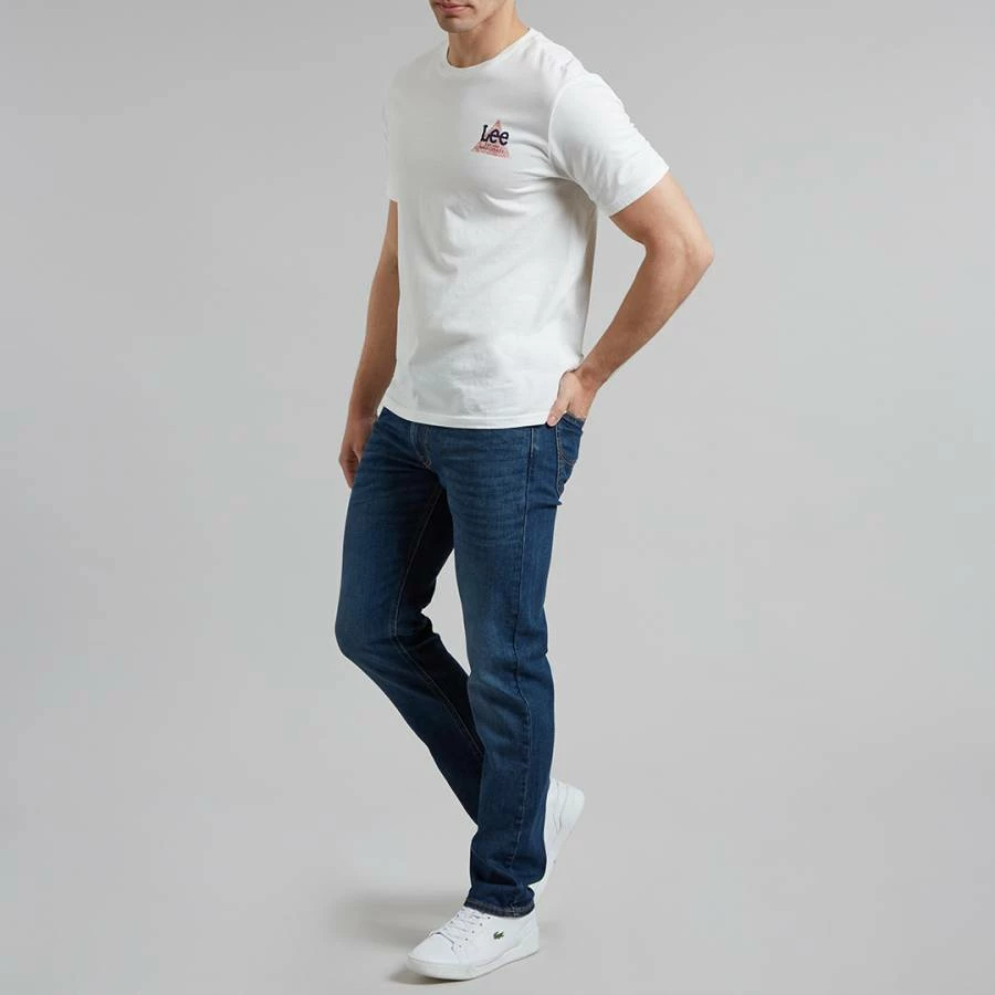 Lee Jeans Mid Blue Straight Stretch Jean 5 Lee Jeans Mid Blue Straight Stretch Jean - Image 3