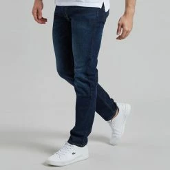 Lee Jeans Dark Blue Straight Stretch Jean