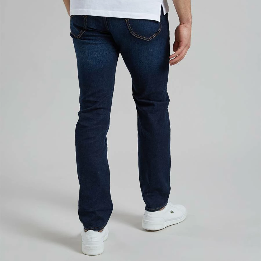 Lee Jeans Dark Blue Straight Stretch Jean 4 Lee Jeans Dark Blue Straight Stretch Jean - Image 2