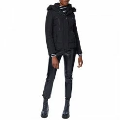 GEOGRAPHICAL NORWAY Black Removable Hooded Parka -JacketsSale Sales 17434265 4