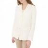 GERARD DAREL Ecru Linen Suit Jacket -JacketsSale Sales 17440623 1