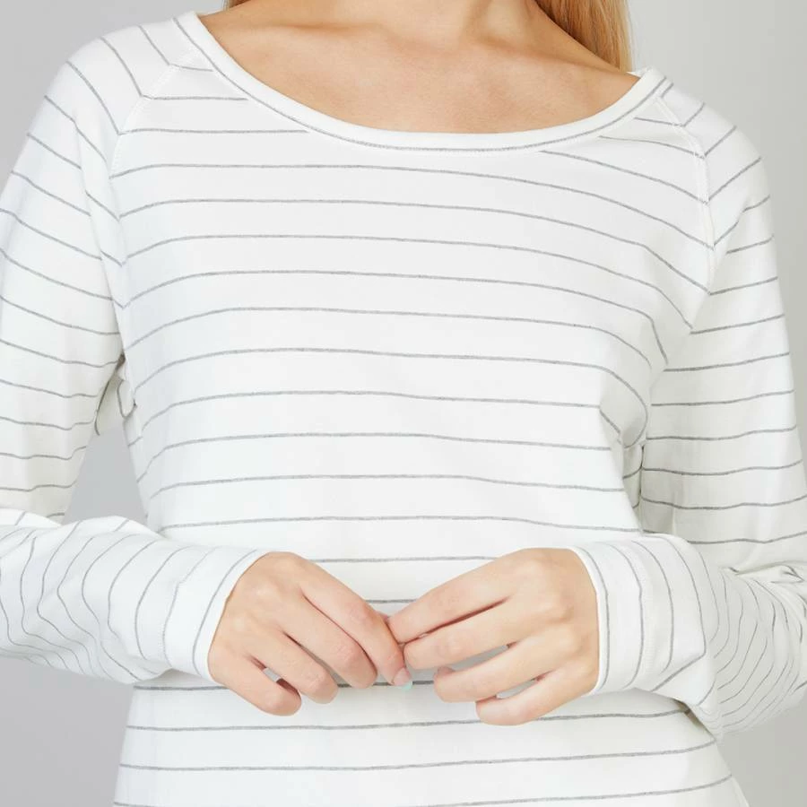 N°· Eleven Cream / Grey Stripe Cotton Jersey Lounge Set 6 N°· Eleven Cream / Grey Stripe Cotton Jersey Lounge Set - Image 4