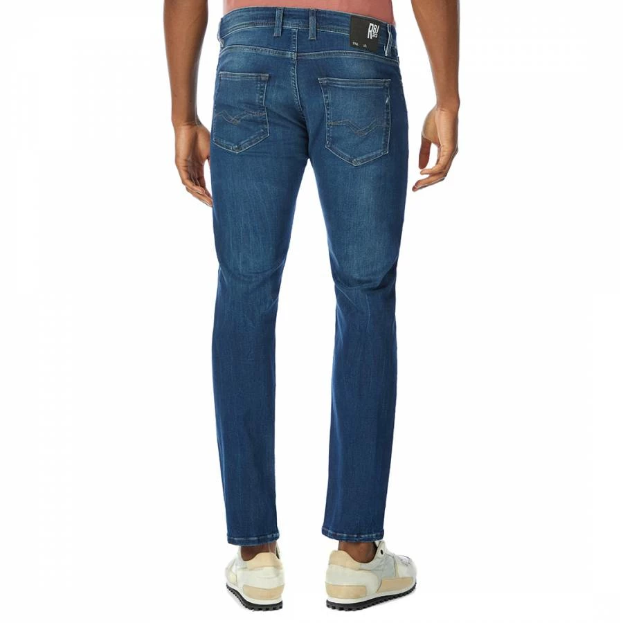 Replay Blue Grover Straight Stretch Jeans 4 Replay Blue Grover Straight Stretch Jeans - Image 2