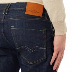 Replay Blue Rocco Aged Eco 0 Year Straight Jeans -JacketsSale Sales 17485636 7