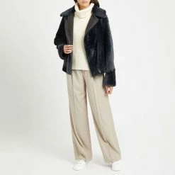 Max And Zac London Grey New Reversible Biker Jacket 9 Max And Zac London Grey New Reversible Biker Jacket -JacketsSale Sales 17499761 13