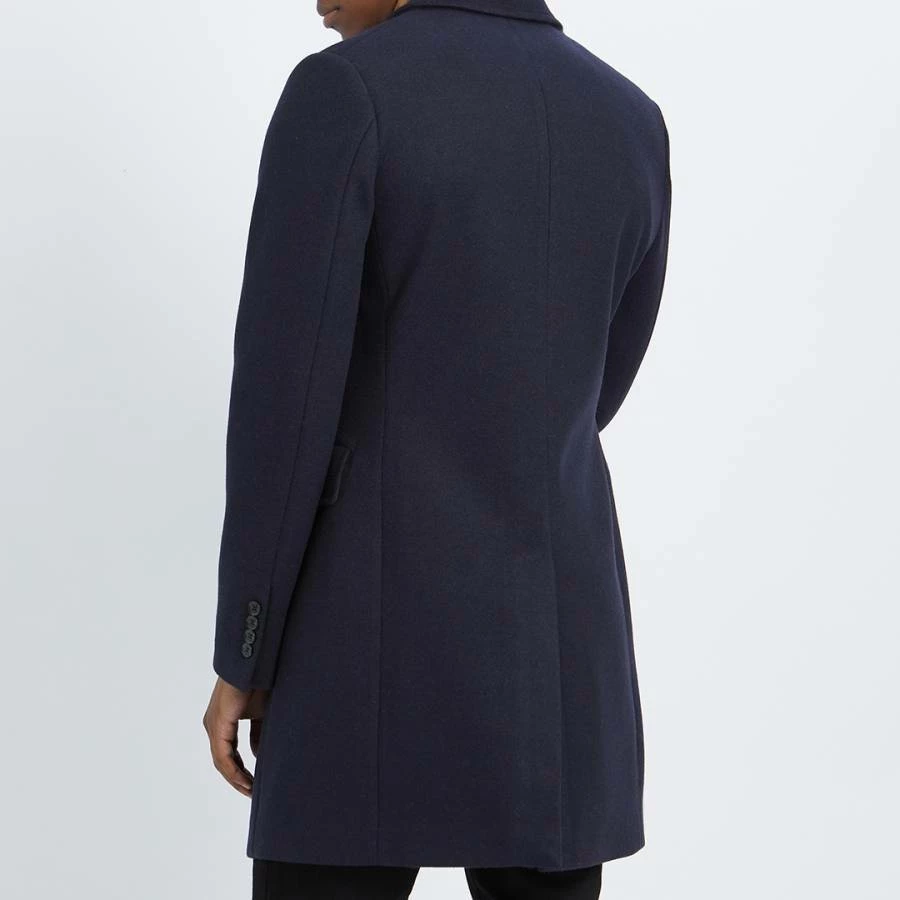 Gianni Feraud Navy Sirus Wool Blend Coat 4 Gianni Feraud Navy Sirus Wool Blend Coat - Image 2