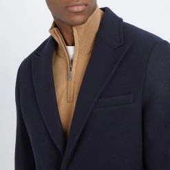 Gianni Feraud Navy Sirus Wool Blend Coat 9 Gianni Feraud Navy Sirus Wool Blend Coat -JacketsSale Sales 17522996 8