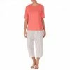 DKNY Coral/Multi Capri Pyjama Set 2 DKNY Coral/Multi Capri Pyjama Set -JacketsSale Sales 17551153 1