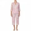 Lauren Ralph Lauren Pink Paisley Cotton Capri Pyjama Set 2 Lauren Ralph Lauren Pink Paisley Cotton Capri Pyjama Set -JacketsSale Sales 17553614 1