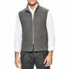 Hackett London Grey Travel Wool Blend Gilet