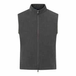 Hackett London Grey Travel Wool Blend Gilet -JacketsSale Sales 17555046 3