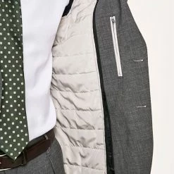 Hackett London Grey Travel Zip Out Tailored Wool Blend Blazer -JacketsSale Sales 17555987 3