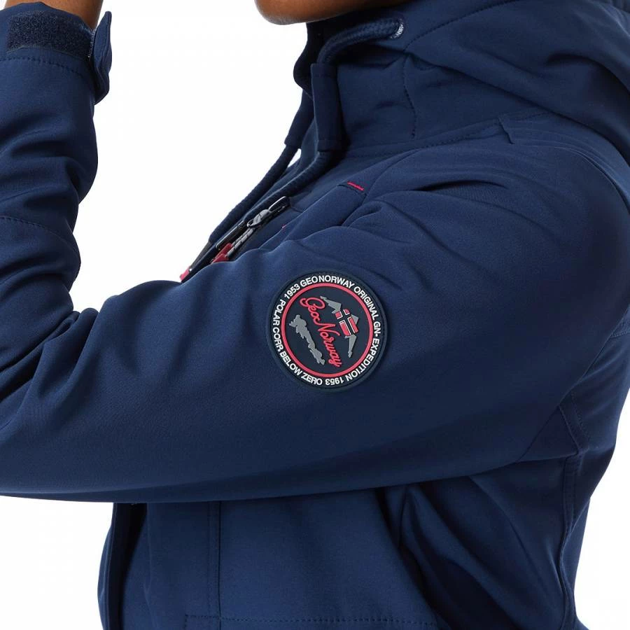GEOGRAPHICAL NORWAY Navy Softshell Jacket 6 GEOGRAPHICAL NORWAY Navy Softshell Jacket - Image 4