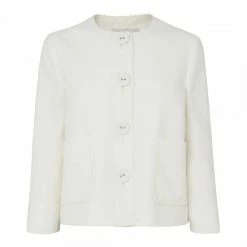 L.K. Bennett Cream Millie Blazer -JacketsSale Sales 17621132 3