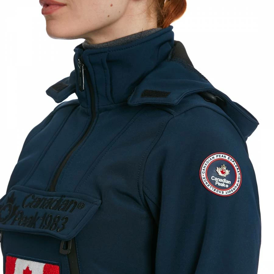 Canadian Peak Navy Softshell Half Zip Lightweight Jacket 6 Canadian Peak Navy Softshell Half Zip Lightweight Jacket - Image 4