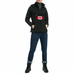 Canadian Peak Black Softshell Half Zip Lightweight Jacket 8 Canadian Peak Black Softshell Half Zip Lightweight Jacket -JacketsSale Sales 17628207 8