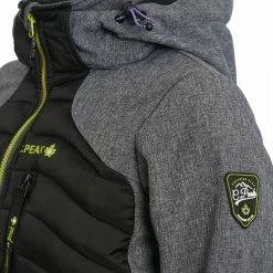 Canadian Peak Grey Softshell Hooded Lightweight Jacket 9 Canadian Peak Grey Softshell Hooded Lightweight Jacket -JacketsSale Sales 17628252 9