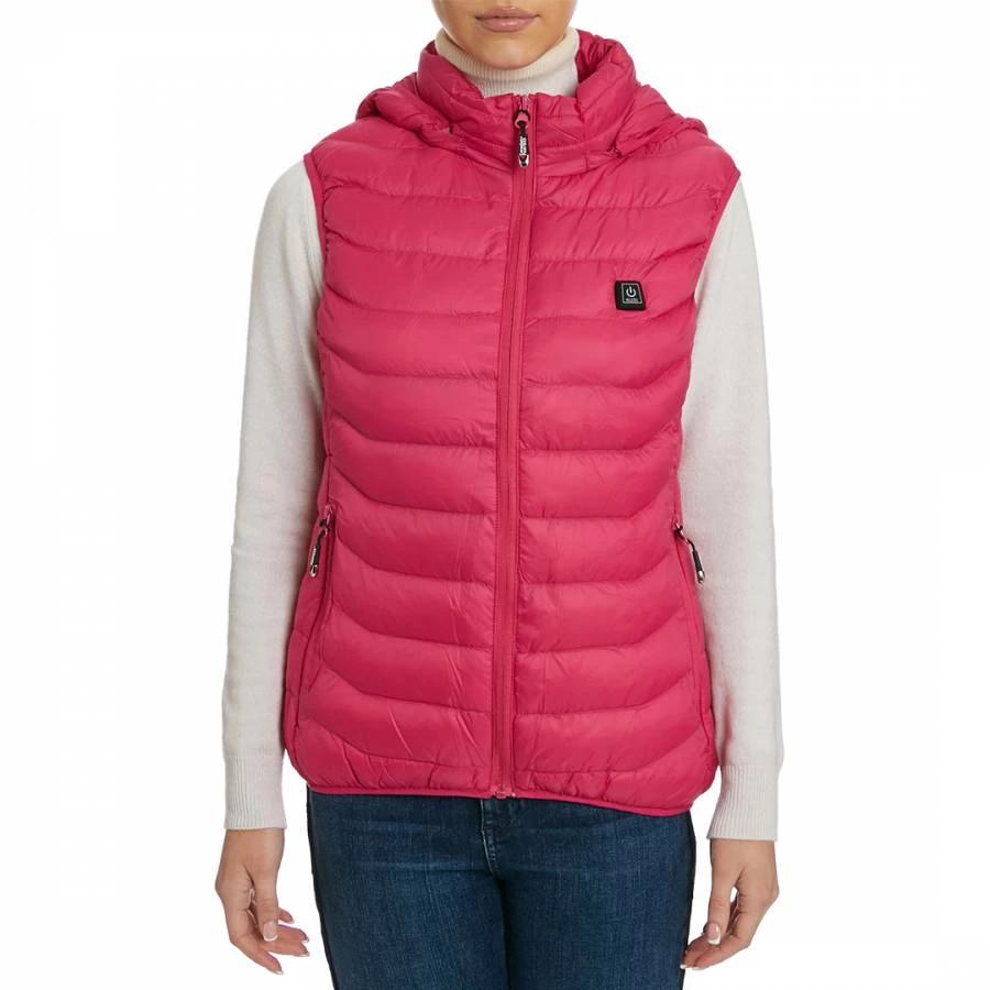 Canadian Peak Pink Hooded Lightweight Gilet 3 Canadian Peak Pink Hooded Lightweight Gilet