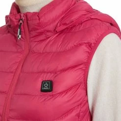 Canadian Peak Pink Hooded Lightweight Gilet 9 Canadian Peak Pink Hooded Lightweight Gilet -JacketsSale Sales 17628460 9