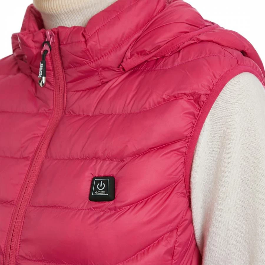 Canadian Peak Pink Hooded Lightweight Gilet 6 Canadian Peak Pink Hooded Lightweight Gilet - Image 4