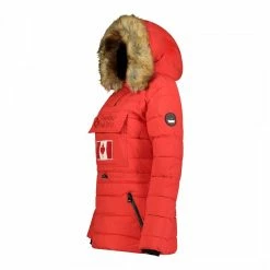 Canadian Peak Red Half Zip Padded Lightweight Jacket -JacketsSale Sales 17628620 3