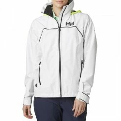 Helly Hansen White Performance Waterproof Jacket