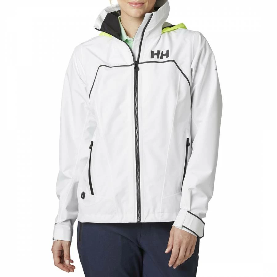 Helly Hansen White Performance Waterproof Jacket 3 Helly Hansen White Performance Waterproof Jacket