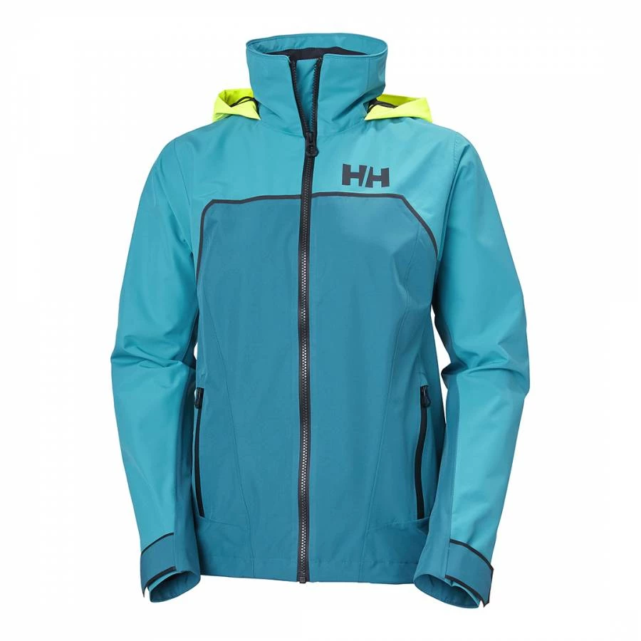 Helly Hansen Teal Performance Waterproof Jacket 6 Helly Hansen Teal Performance Waterproof Jacket - Image 4