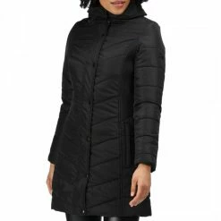 Regatta Black Quilted Waterproof Jacket