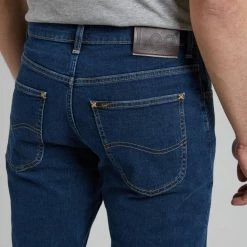 Lee Jeans Black Rinse Luke Slim Stretch Jeans -JacketsSale Sales 17697946 8